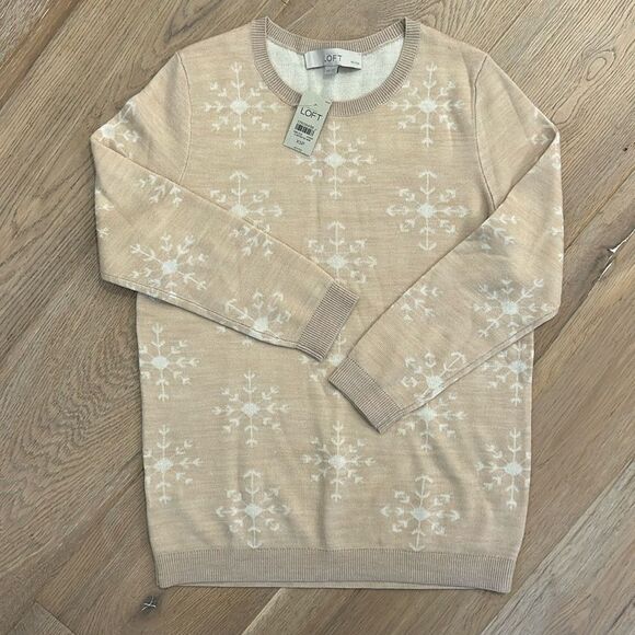 Anne Taylor LOFT Petite Women's Blush Sweater (XSP) - Picture 1 of 3